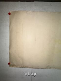Rare affiche ancienne Renault Auto 1900 Par Beerts Gitans