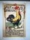 Rare Affiche Ancienne Coq 1919 Renouveau Agricole Belgique Par Cretem