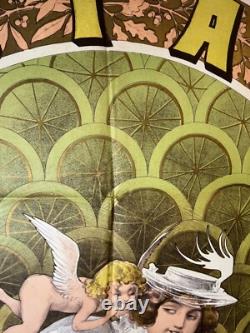 Rare affiche ancienne cycle Vélo Gladiator par Noury