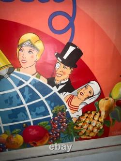 Rare affiche ancienne dentifrice Fruident Suisse par Tramonti
