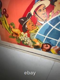 Rare affiche ancienne dentifrice Fruident Suisse par Tramonti