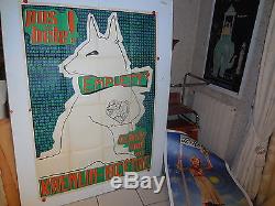 Rare affiche ancienne magasin Kremlin Bicetre par Ghelfi Paris kangorou 1965