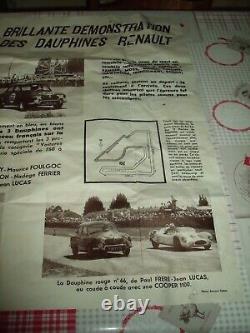 Rare affiche dauphine 12heures de Sebring