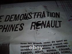 Rare affiche dauphine 12heures de Sebring