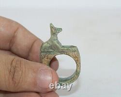 Rare bague anubis ancienne égyptienne pour protection dans la mythologie égyp