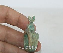 Rare bague anubis ancienne égyptienne pour protection dans la mythologie égyp