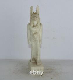 Rare statue antique égyptienne antique d'Anubis dieu de la momification et