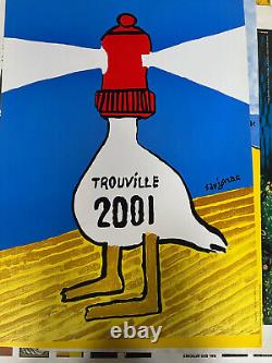 Raymon Savignac affiche originale TROUVILLE 2001