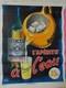 Ricard Ancienne Affiche Originale Papier L'aperitif A L'eau 35 Frs Couve 64 X 50