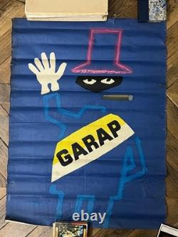 (SAVIGNAC) Raymond Affiche originale GARAP 1953 lithographie 80 x 58 cm
