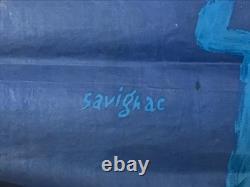 (SAVIGNAC) Raymond Affiche originale GARAP 1953 lithographie 80 x 58 cm