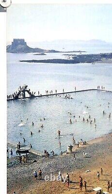 Saint Malo la plage de bon secours tirage hélio. 97,5x62 cm