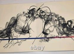 Sérigraphie Raymond MORETTI JAZZ Signée Ateliers Arcay Paris 1980 CArte Voux