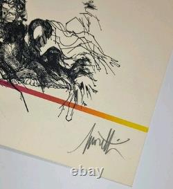 Sérigraphie Raymond MORETTI JAZZ Signée Ateliers Arcay Paris 1980 CArte Voux