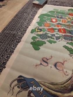 Superbe Affiche Authentique Emprunt National 1920 Abîmée 80cmx1,20 M