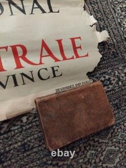 Superbe Affiche Authentique Emprunt National 1920 Abîmée 80cmx1,20 M