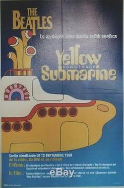 THE BEATLES YELLOW SUBMARINE Songtrack Affiche originale entoilée 44x65cm