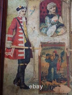 TRÈS ANCIENNE AFFICHE PUBLICITAIRE LE FIL A LA REPUBLICAINE, 18è ou 19è siècle