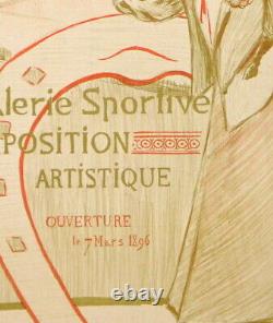 TRUCHET ABEL 1896 TATTERSALL FRANC? AIS GALERIE SPORTIVE 39,5X57,5 cm AFFICHE