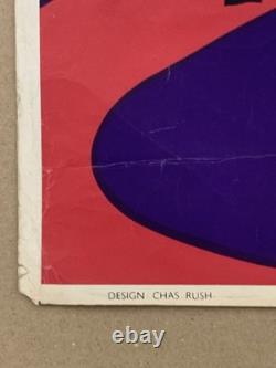 Tableau ancien affiche publicitaire Libra vintage The Glass Motorcycle 76X51