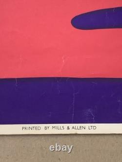 Tableau ancien affiche publicitaire Libra vintage The Glass Motorcycle 76X51