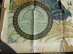 Théâtre antique D'ORANGE chorégie des 3-4 aout 1912 affiche signé Dellepiane