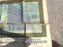 Théâtre antique D'ORANGE chorégie des 3-4 aout 1912 affiche signé Dellepiane