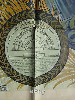 Théâtre antique D'ORANGE chorégie des 3-4 aout 1912 affiche signé Dellepiane
