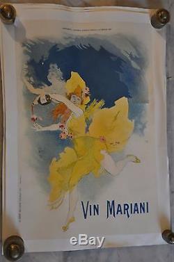 Vin Mariani 1895 par Chéret Imprimerie Chaix