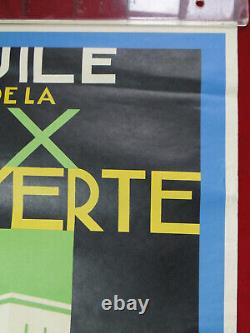 Vintage Poster Affiche Ancienne Huile de la Croix Verte A. M. Cassandre