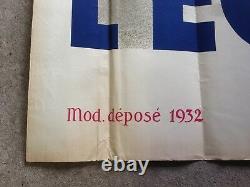 Vintage Poster RED WINE France VINS DE L'ÉCHANSON 1932 lithography french seller