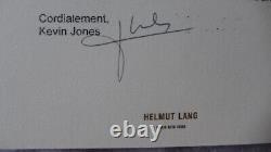 Vintage print ad Helmut Lang by Bruce WEBER 2005 with envelope sent to clients