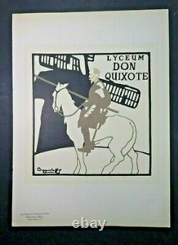 YMaitres de l'Affiche Pl. 63, Beggarstaff Don Quixote, pour Theatre Lyceum 1896